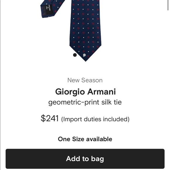 Giorgio Armani tie - Picture 4 of 4